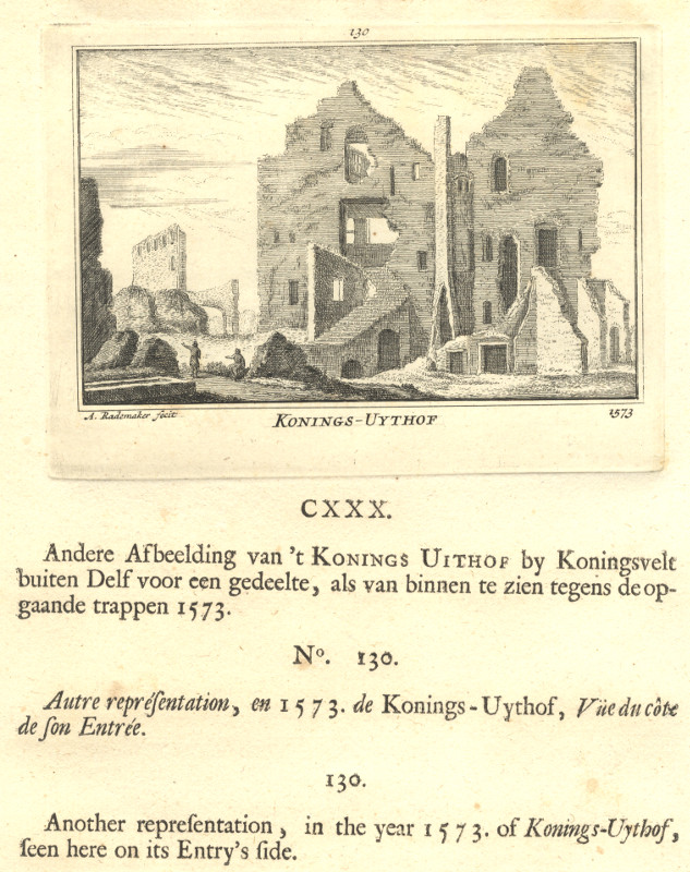 Konings-Uythof 1573 by A. Rademaker