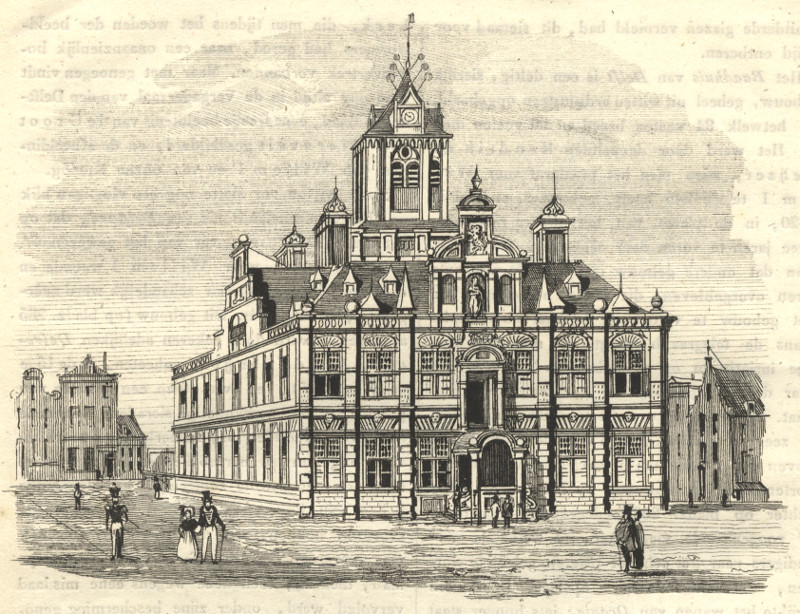 Het Raadhuis van Delft by nn