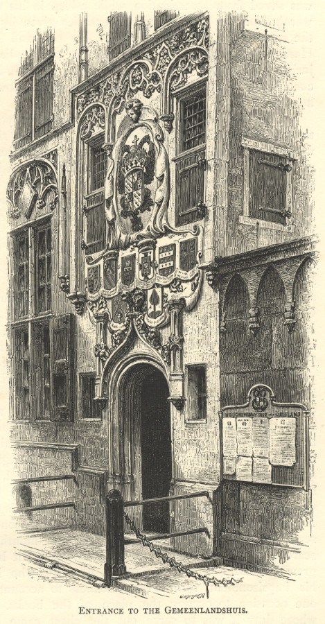 view Entrance to the Gemeenlandshuis by Whymper