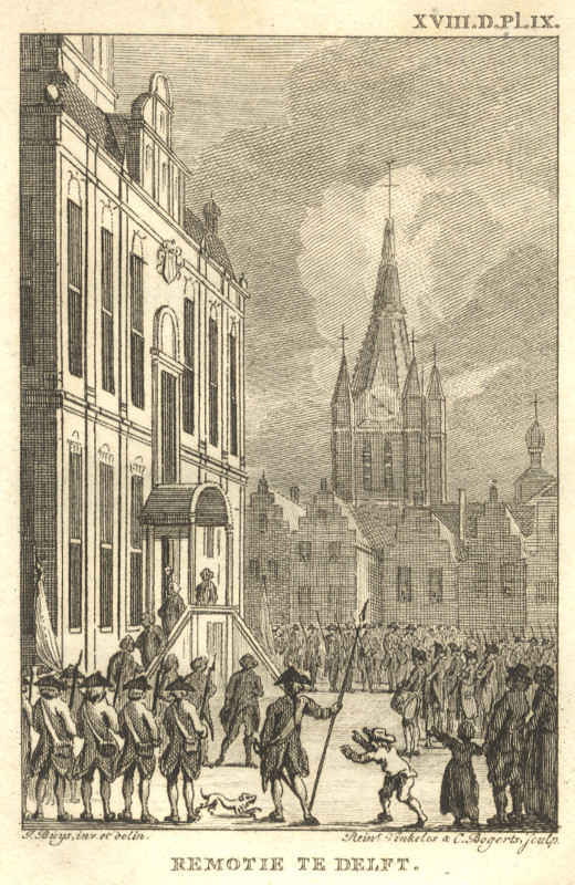 view Remotie te Delft by R.Vinkeles en C. Bogerts naar J. Buys