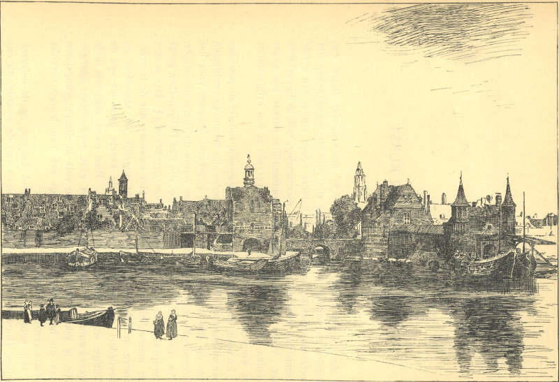 Stad in de Zeventiende Eeuw by nn naar J. Vermeer