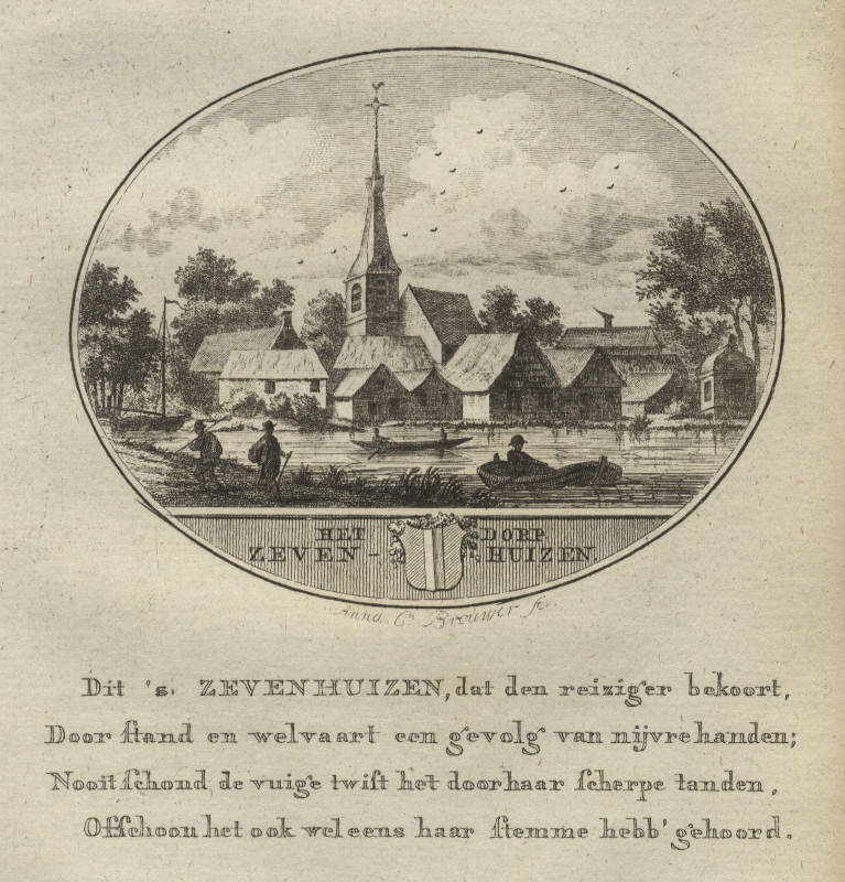 Het Dorp Zevenhuizen by Anna C. Brouwer