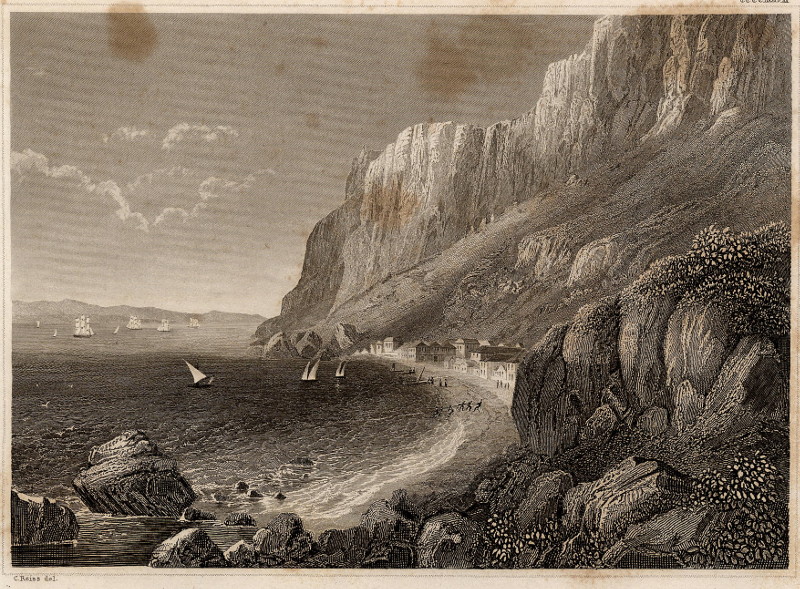 Die Meerenge von Gibraltar by C. Reiss