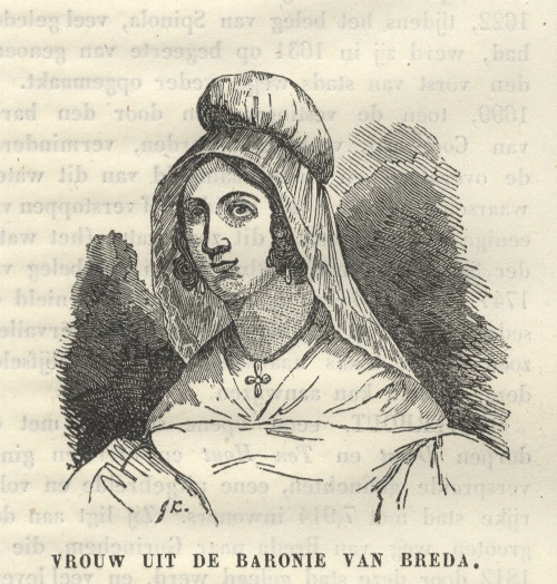 print Vrouw uit de Baronie van Breda by G. K.