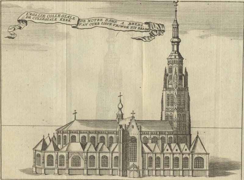 L´Eglise Collegiale de Notre Dame a Breda; De Collegiale Kerk van Oure Lieve Vrowde tot Breda by J. Harrewijn