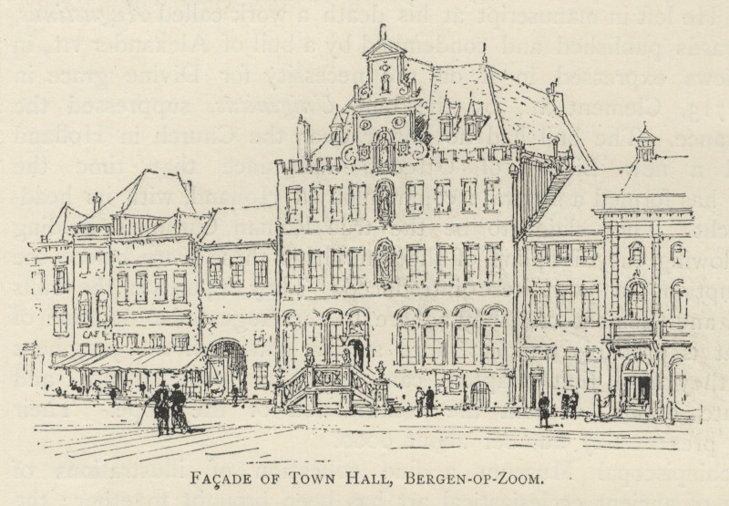 Facade of Town Hall, Bergen-op-Zoom by nn