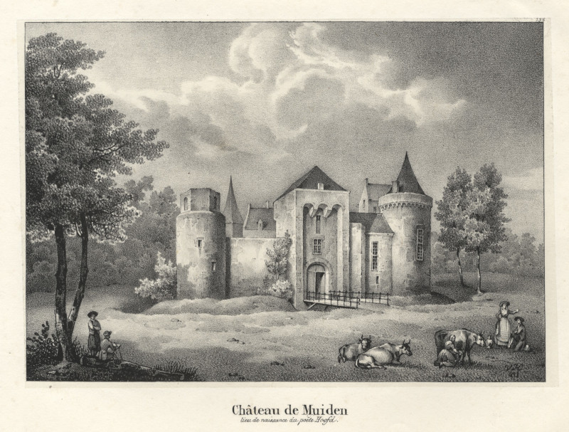 Château de Muiden, lieu de naissance du poête Hoofd by Jean-Louis van Hemelryck