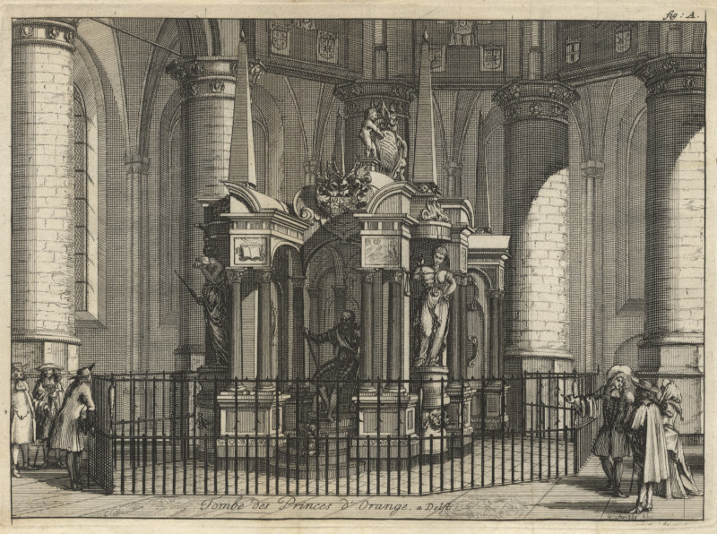 Tombe des Princes d´Orange a Delft by Willem Swidde