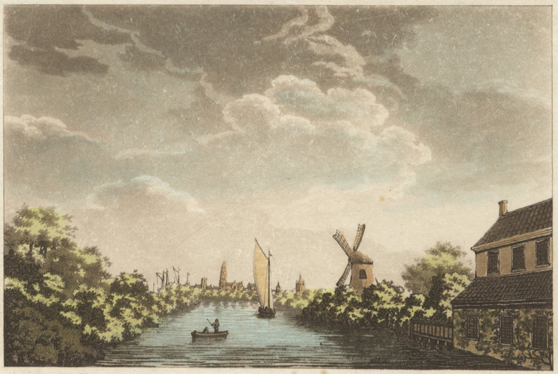 Entrance to Delft from Rotterdam by Samuel Ireland