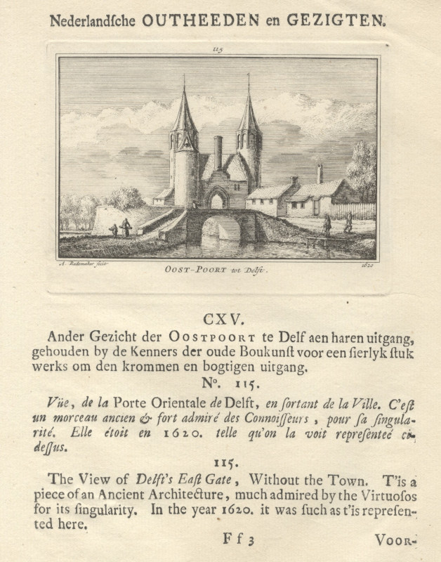 Oost-Poort tot Delft by A. Rademaker