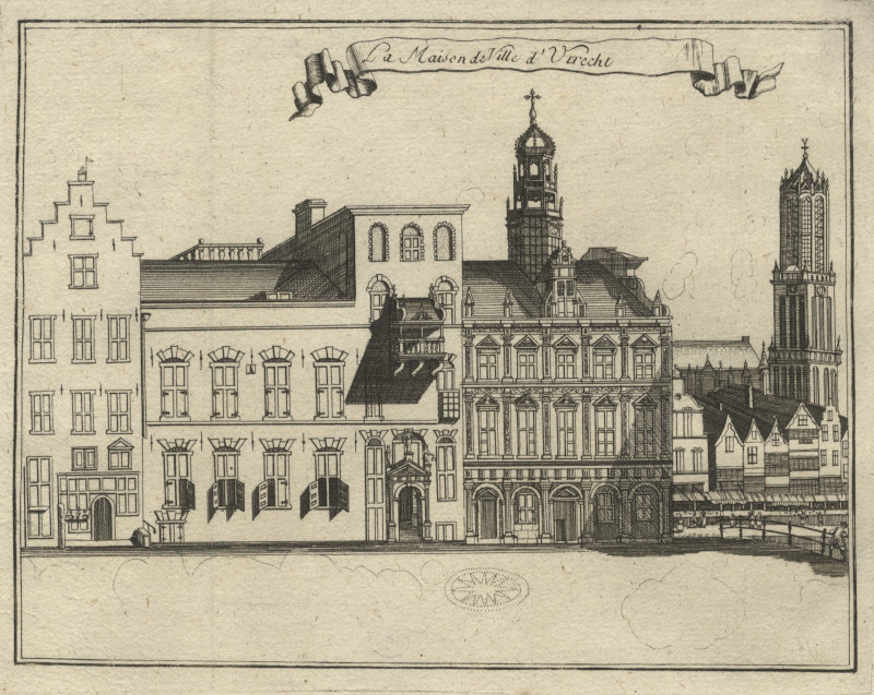 La Maison de Ville d´Utrecht by J. Harrewijn