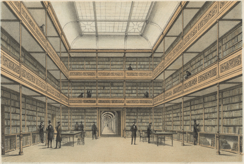 De Bibliotheek der Hoogeschool by P.W. v.d. Weijer