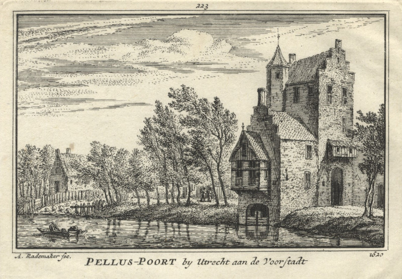 Pellus-Poort by Utrecht aan de Voorstadt (sic) by A. Rademaker