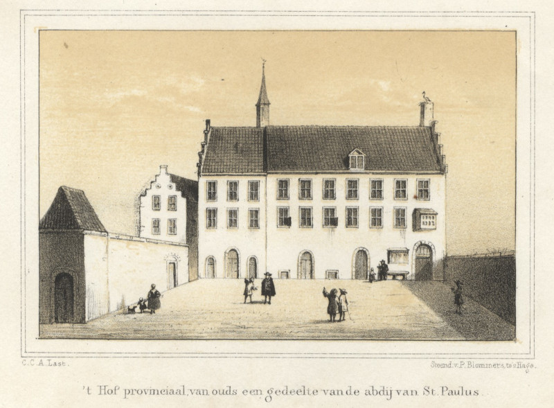 ´t Hof provinciaal, van ouds een gedeelte van de abdij van St. Paulus by C.C.A. Last, P. Blommers