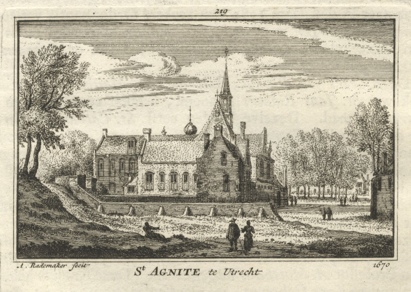 St. Agnite te Utrecht by A. Rademaker