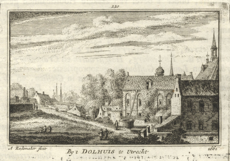 By ´t Dolhuis te Utrecht by A. Rademaker