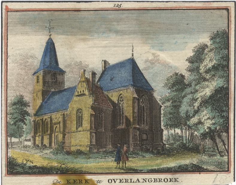 De Kerk te Overlangbroek by H. Spilman naar J. de Beijer