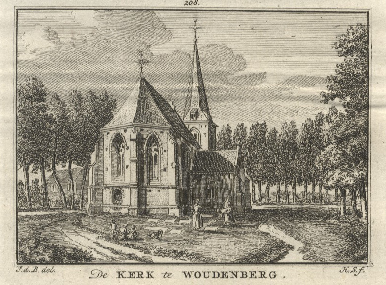 De Kerk te Woudenberg by H. Spilman naar J. de Beijer