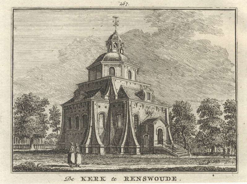 De Kerk te Renswoude by H. Spilman naar J. de Beijer