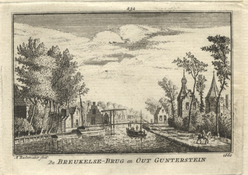 De Breukelse-Brug en Out Gunterstein by A. Rademaker