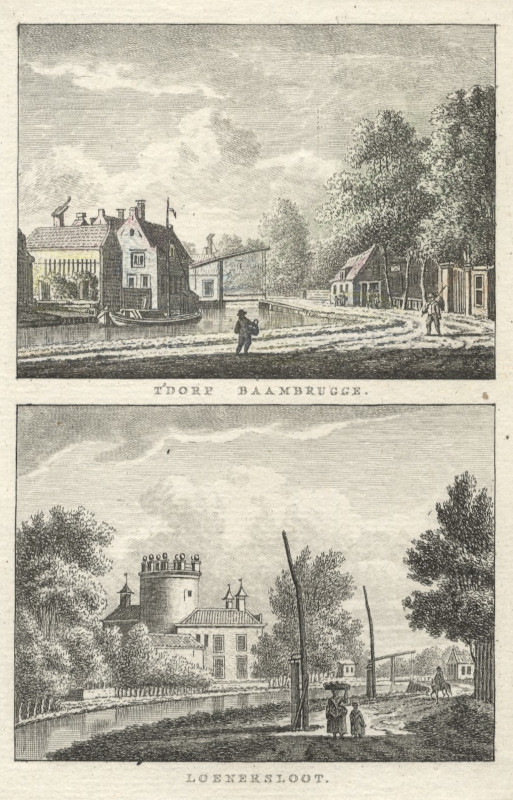 view T´Dorp Baambrugge; Loenersloot by K.F. Bendorp, J. Bulthuis