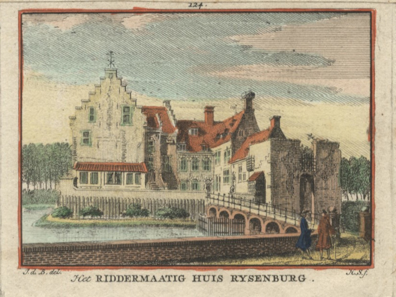 Het Riddermaatig Huis Rysenburg by H. Spilman naar J. de Beijer