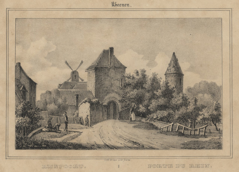 Rijnpoort ; Porte du Rhin by gebr. van Lier