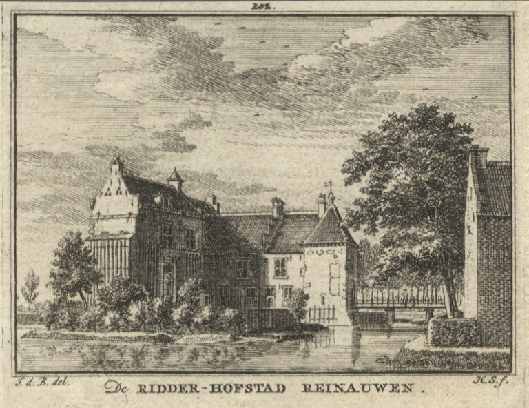 De Ridder-hofstad Reinauwen by H. Spilman naar J. de Beijer