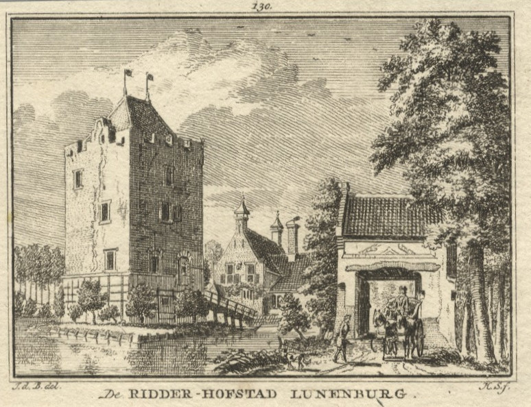 De Ridder-Hofstad Lunenburg by H. Spilman naar J. de Beijer