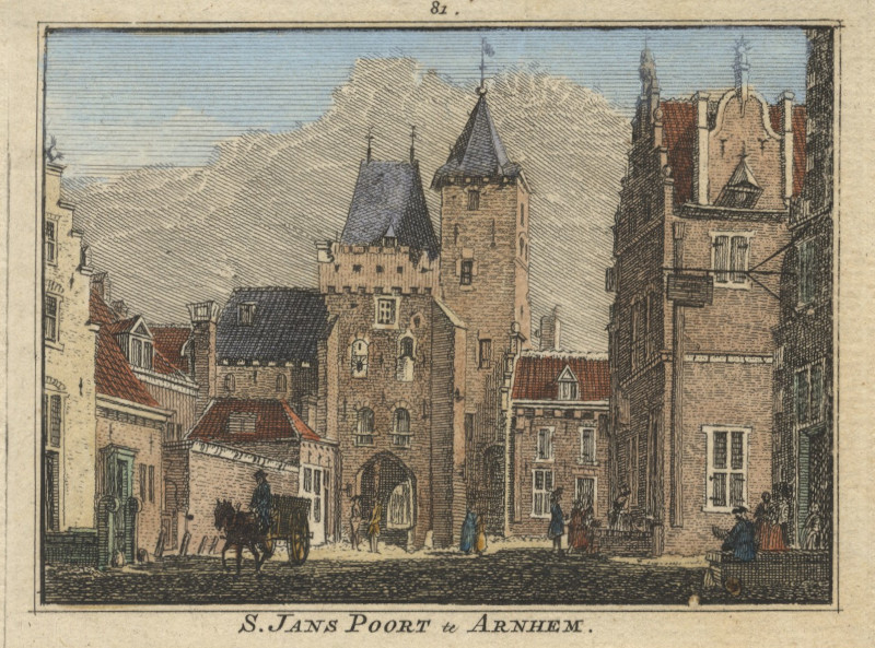 S. Jans Poort te Arnhem by H. Spilman naar J. de Beijer