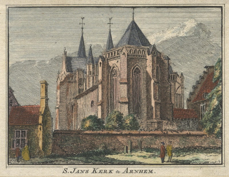 S. Jans Kerk te Arnhem by H. Spilman naar J. de Beijer