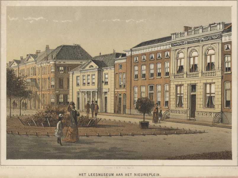 Het Leesmuseum aan het Nieuweplein by G.J. Bos, P.W.M. Trap