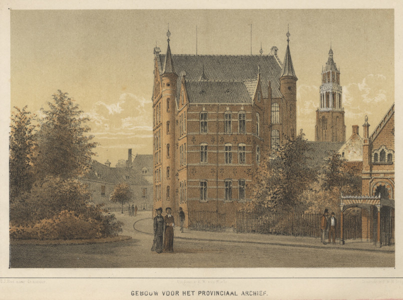 Gebouw voor het Provinciaal Archief by G.J. Bos, P.W.M. Trap
