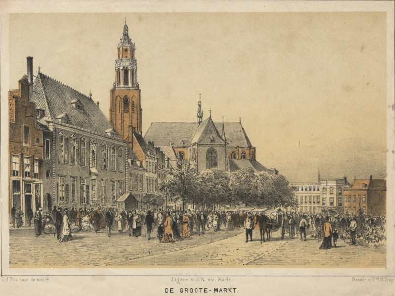 De Groote-Markt by G.J. Bos, P.W.M. Trap
