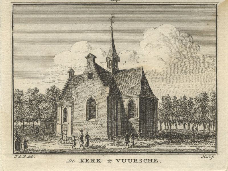 De Kerk te Vuursche by H. Spilman naar J. de Beijer