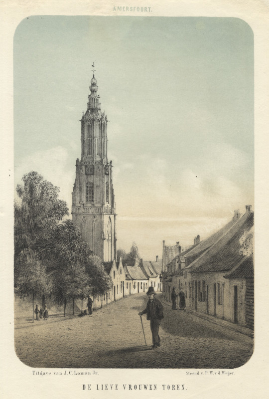 view De Lieve Vrouwen Toren by P.W. v.d. Weijer