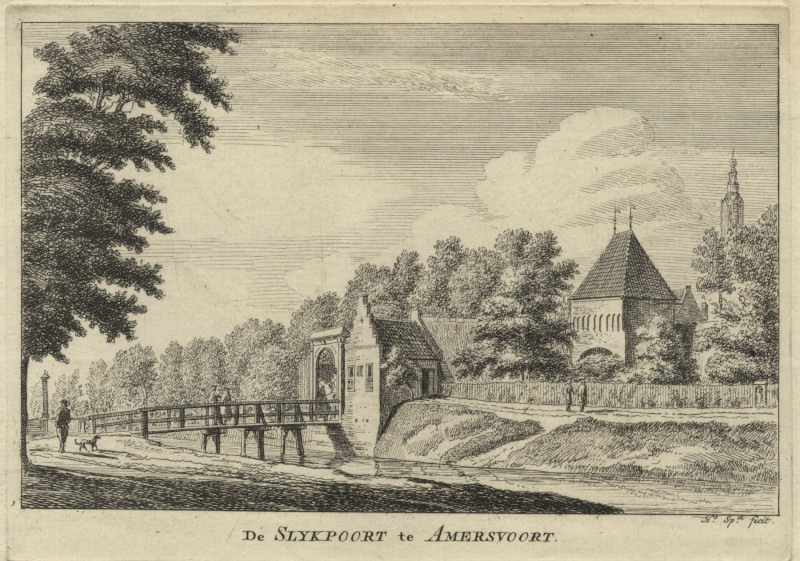 De Slykpoort te Amersvoort by H. Spilman
