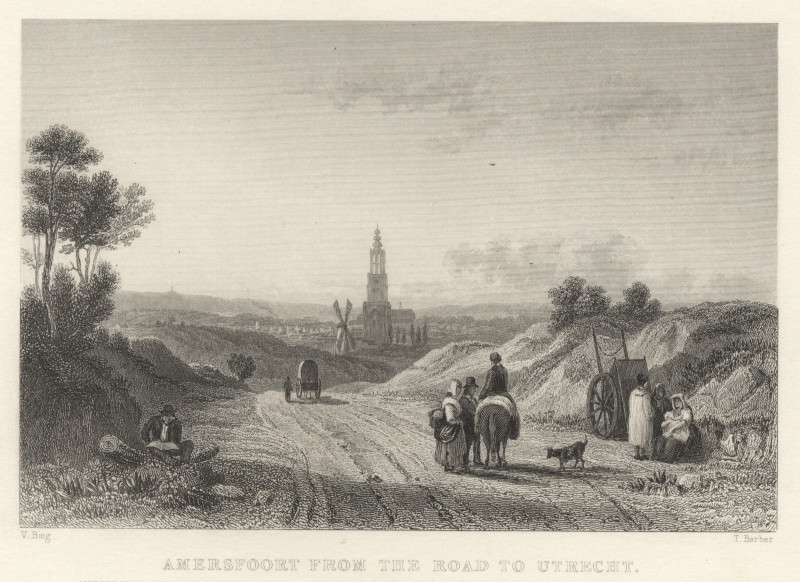 Amersfoort from the road to Utrecht by T. Barber, V. Bing