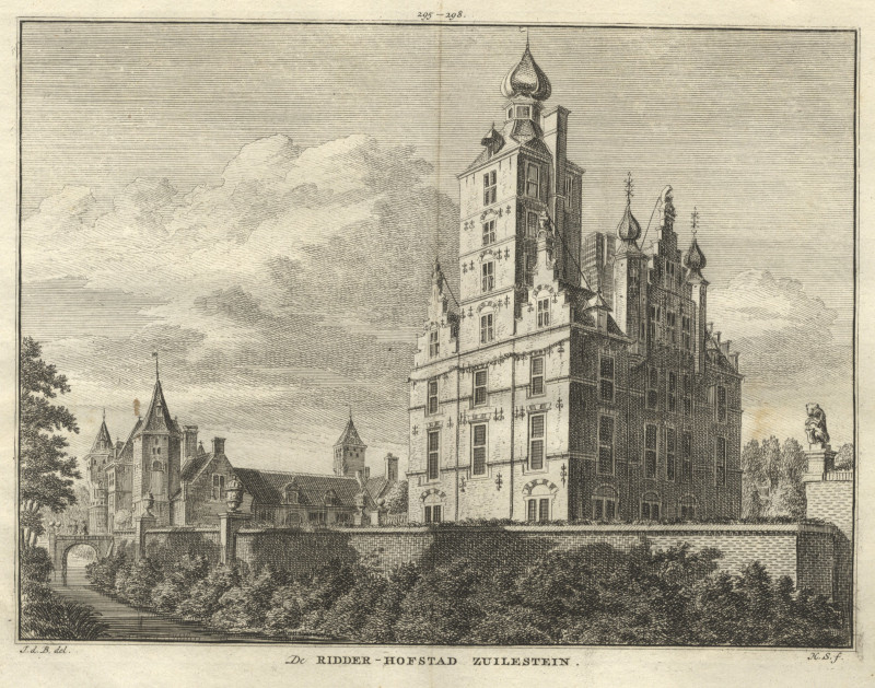 De Ridder-Hofstad Zuilestein by H. Spilman naar J. de Beijer