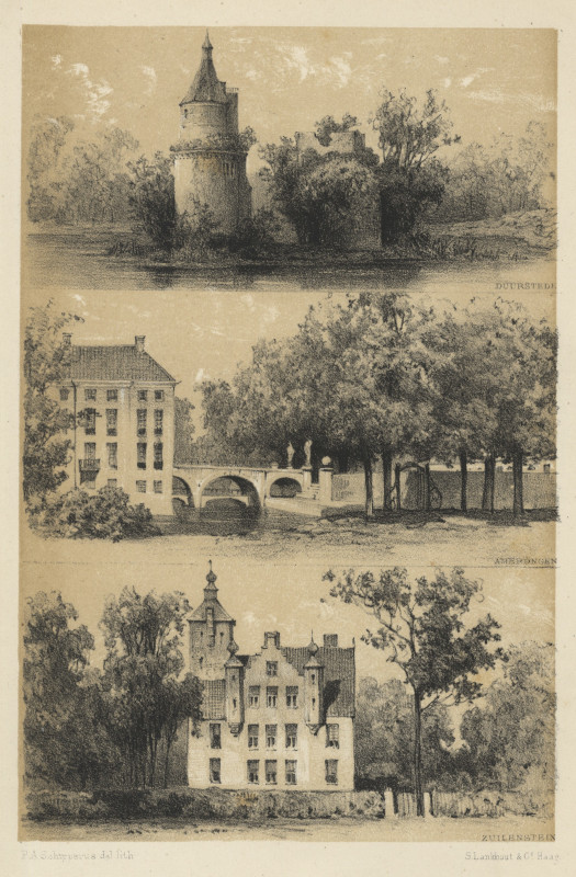 view Duurstede, Amerongen, Zuilenstein by P.A. Schipperus