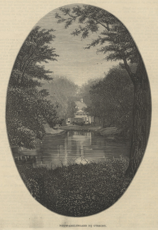 view Nieuw-Amelisweerd bij Utrecht by H. Bogaerts, Walter