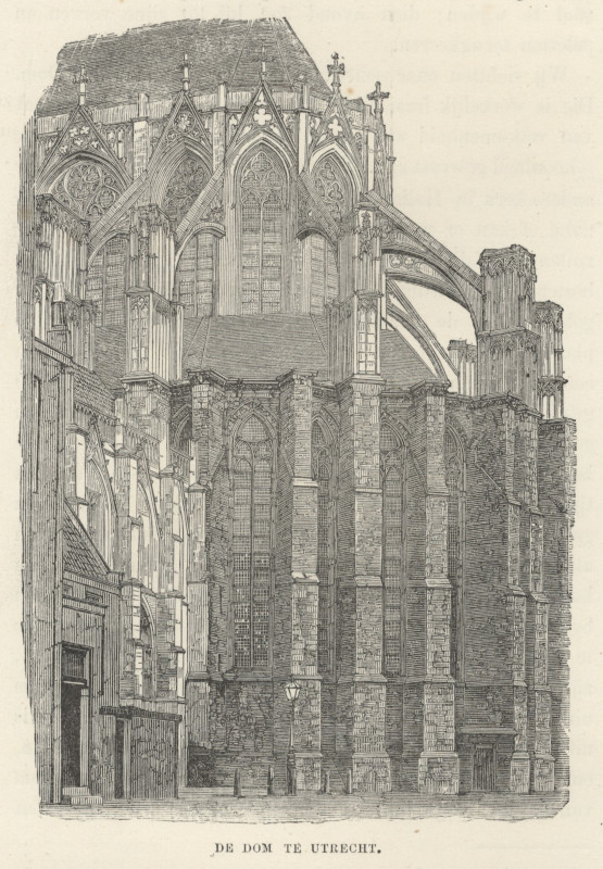 view De Dom te Utrecht by nn