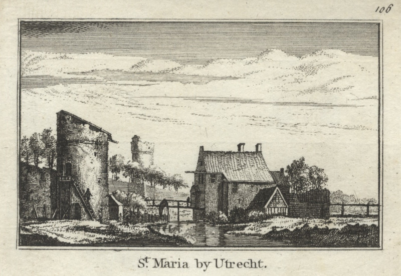 St. Maria by Utrecht by A. Rademaker