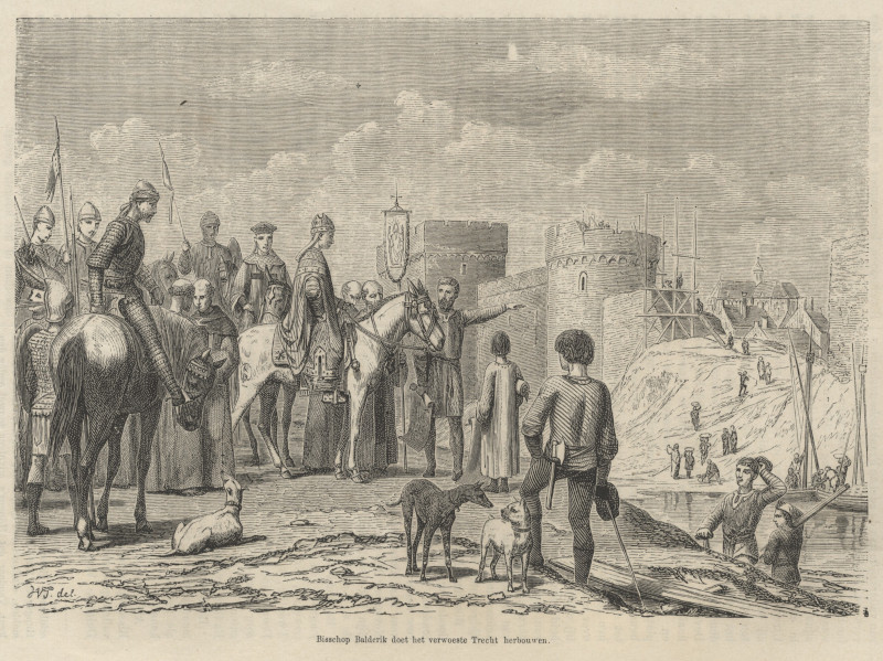 Bisschop Balderik doet het verwoeste Trecht herbouwen by nn