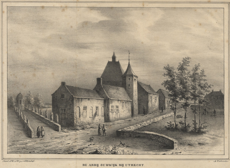 De Abdij Oudwijk bij Utrecht by A. Rademaker