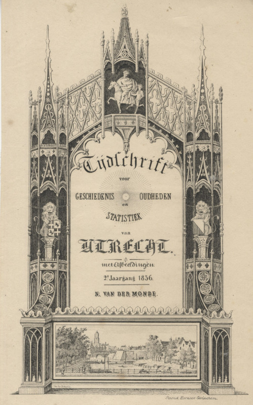 view Tijdschrift voor Geschiedenis, Oudheden en Statistiek van Utrecht by de la Potterie, Horneer