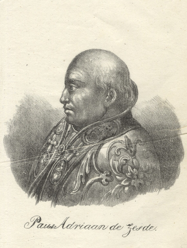 Paus Adriaan de zesde by nn