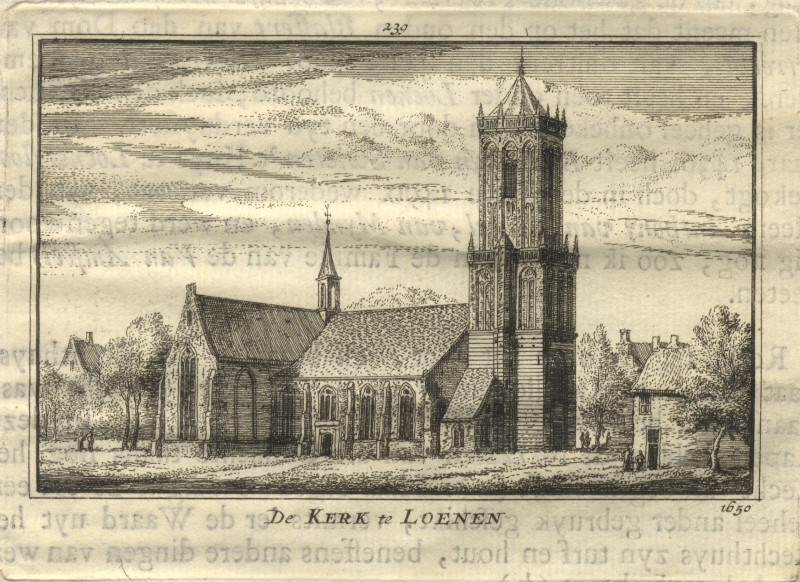 De Kerk te Loenen by A. Rademaker