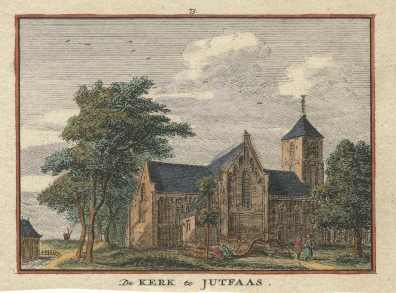 De Kerk te Jutfaas by H. Spilman