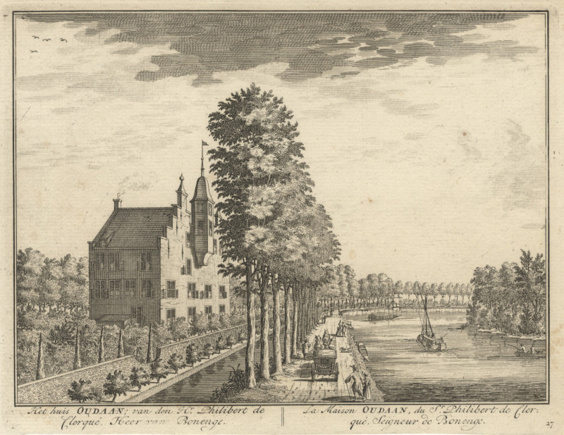Het huis Oudaan; van den Hr. Philibert de Clerque, Heer van Bonenge by D. Stoopendaal